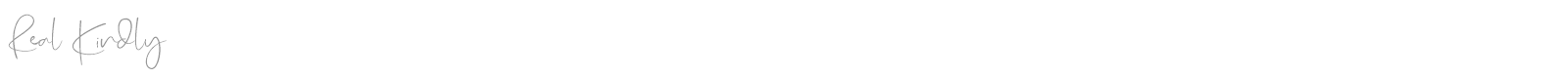 Real Kindly font preview